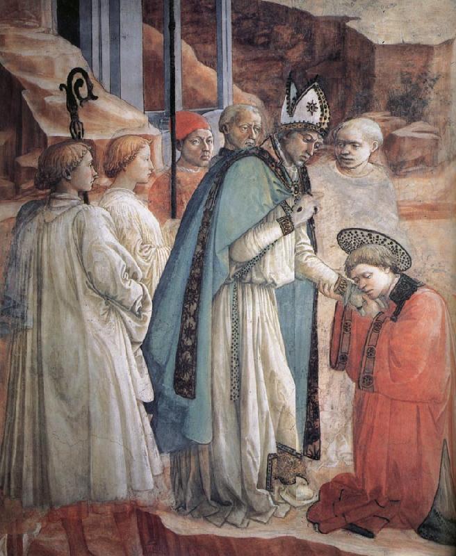 Fra Filippo Lippi Details of The Mission of St Stephen oil painting image
